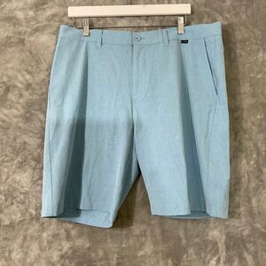 Travis Mathew Golf Shorts Men's Size 38 Blue Performance Chino Stretch Preppy